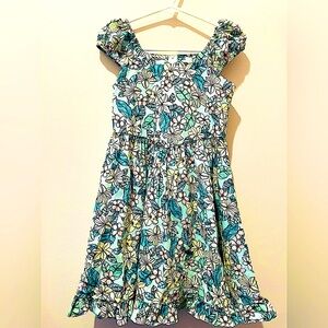 Beautiful Hawaiian Kid’s Dress Floral Flower Pattern Children’s Colorful Plants
